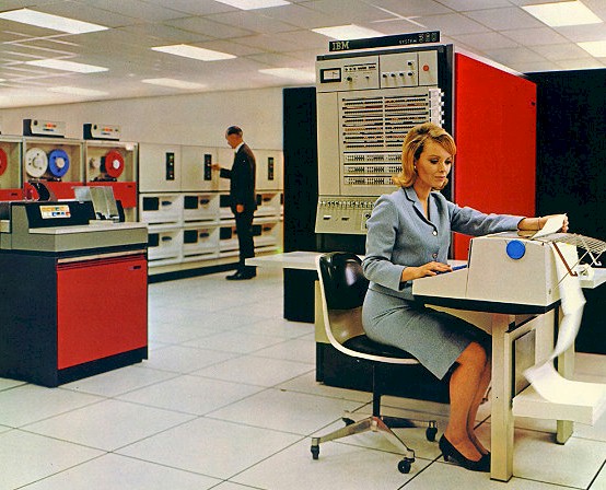  In the 1970s, personnel data was sometimes stored on physical, on-premises mainframes.   