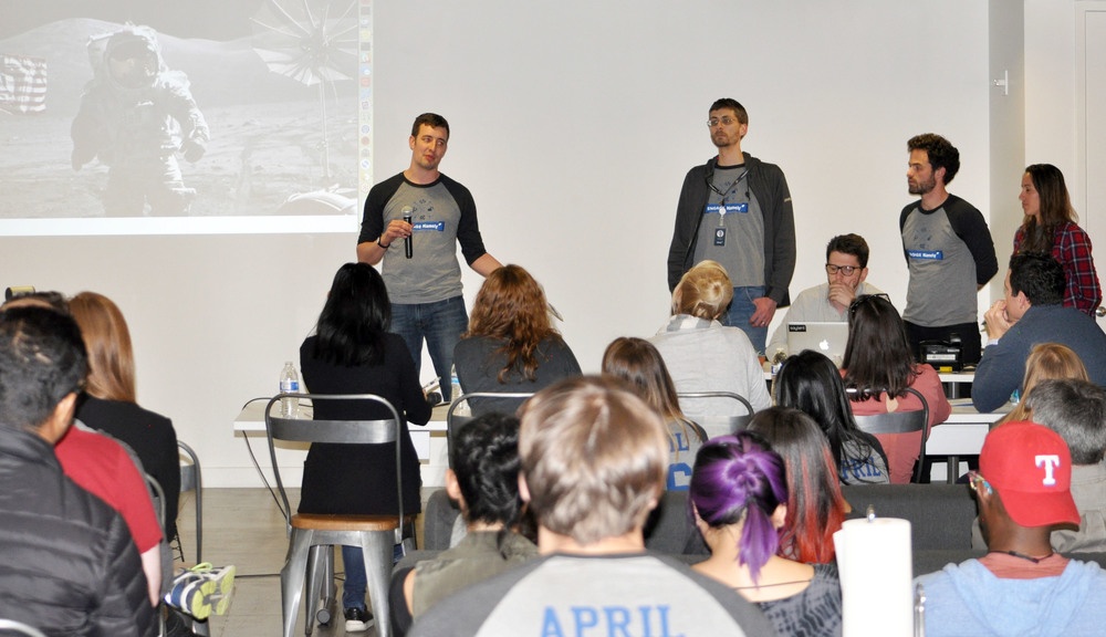 The Project Apollo team delivers a live product demonstration. 
