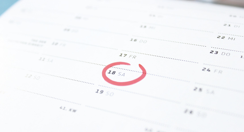A calendar with key Q2 dates for human resources departments